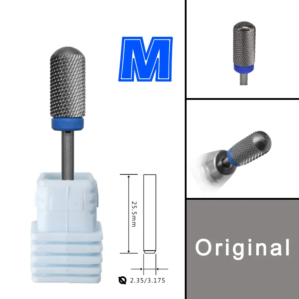 6.6 Original Large Barrel Round Smooth top  steel Carbide nail drill bits Efrat Urieli linux OEM Customized packaging
