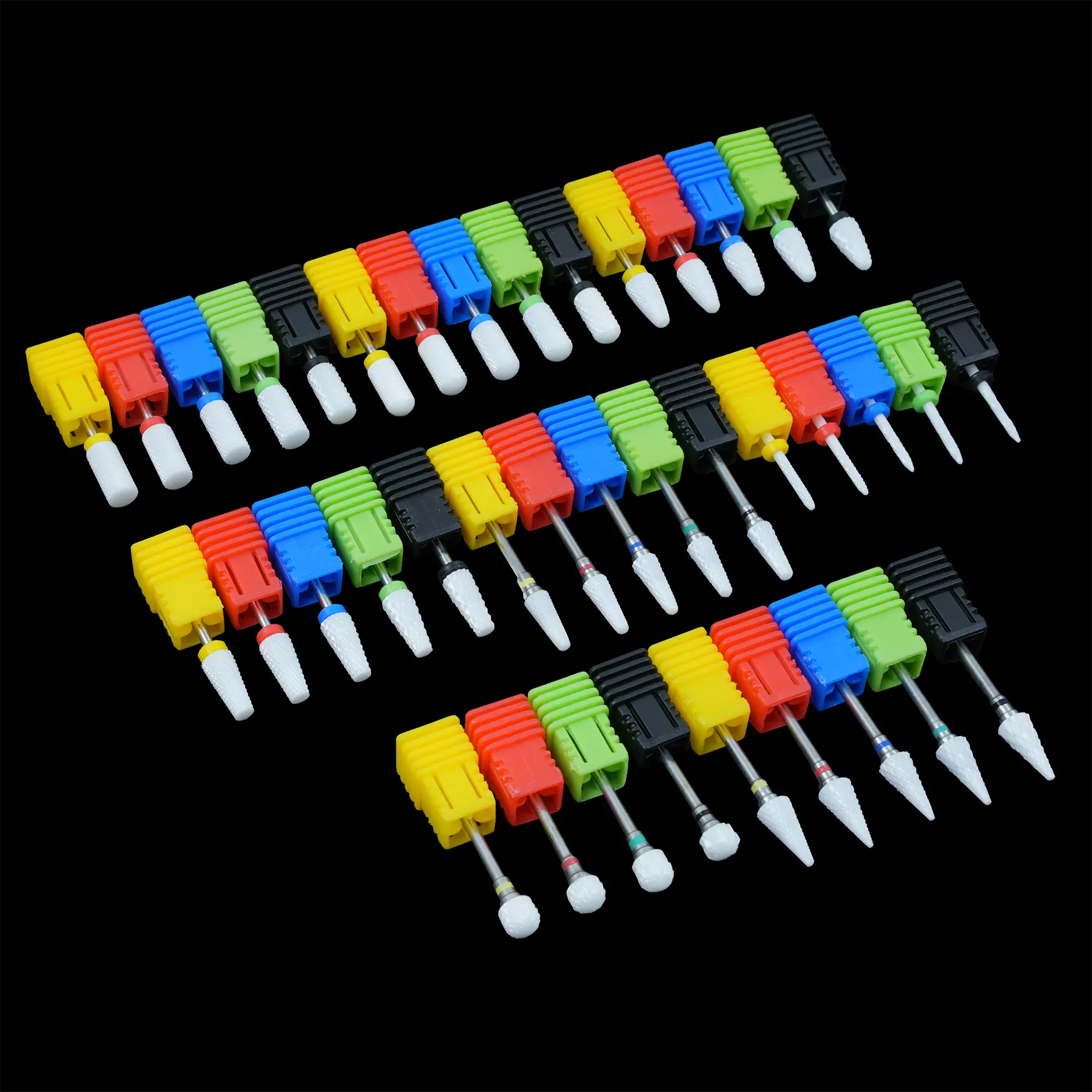 67 Styles Ceramic Nail Drill Bits Milling Cutter Pedicure Mill Bits For Machine Files Nail Art accessories Remove Nail Gel Tools