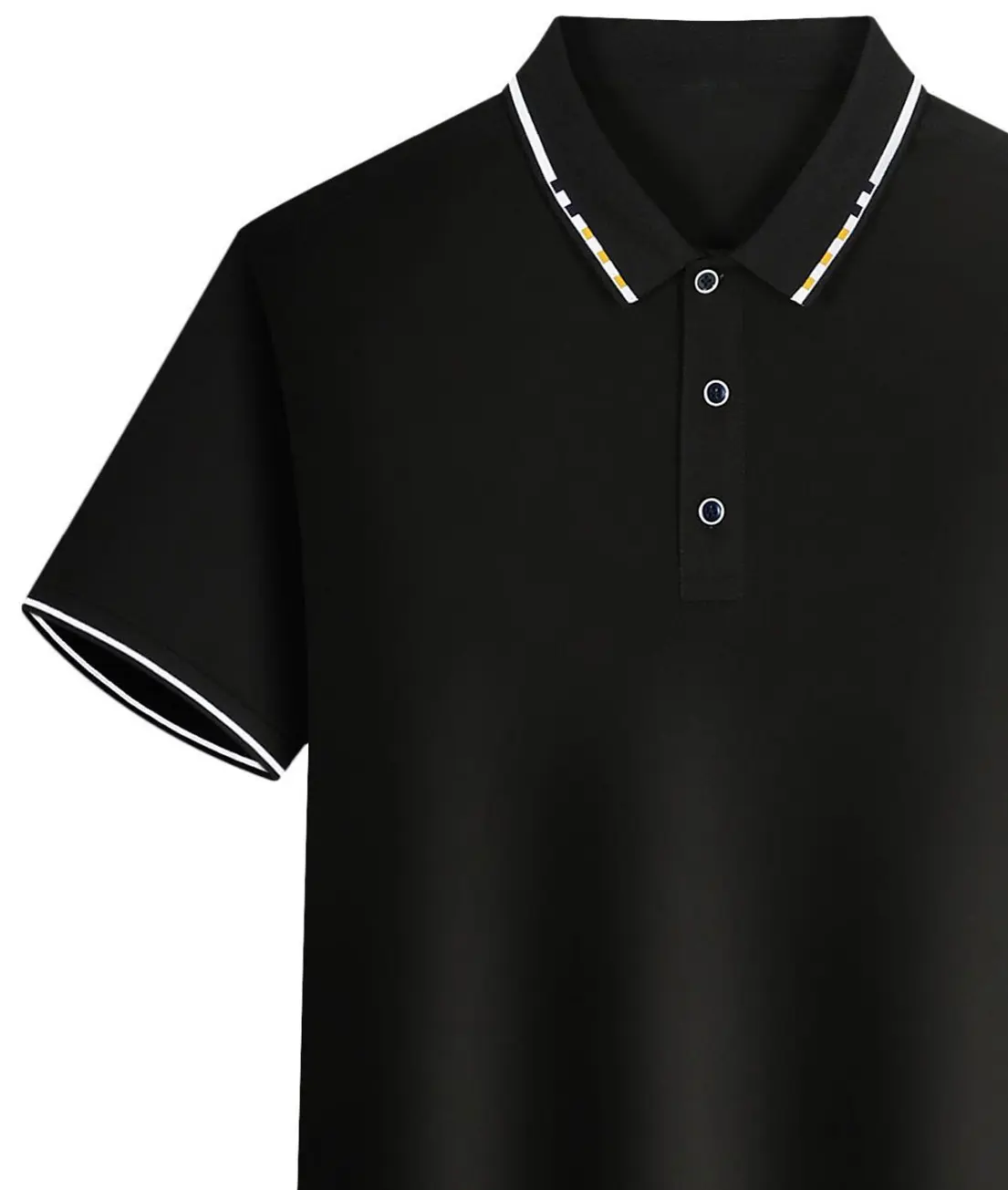 Men's new Polo shirt T-shirt summer men's short-sleeved intercolored lapel
