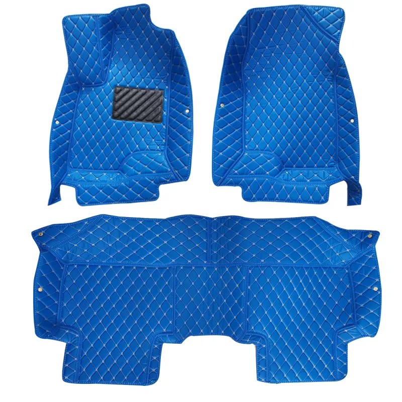 For Renault Espace 7 Seats Custom Car Floor Mats Fit 2016 2017 2018 2019 2020 2021 2022 2023 Auto Foot Carpet
