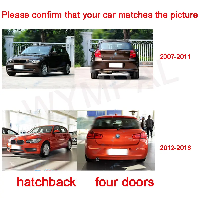 Car Floor Mat For BMW 1Serie 4DOORS   2007 2008 2009 2010 2011 2012 2013 2014 2015 2016 2017 2018 Car Accessories