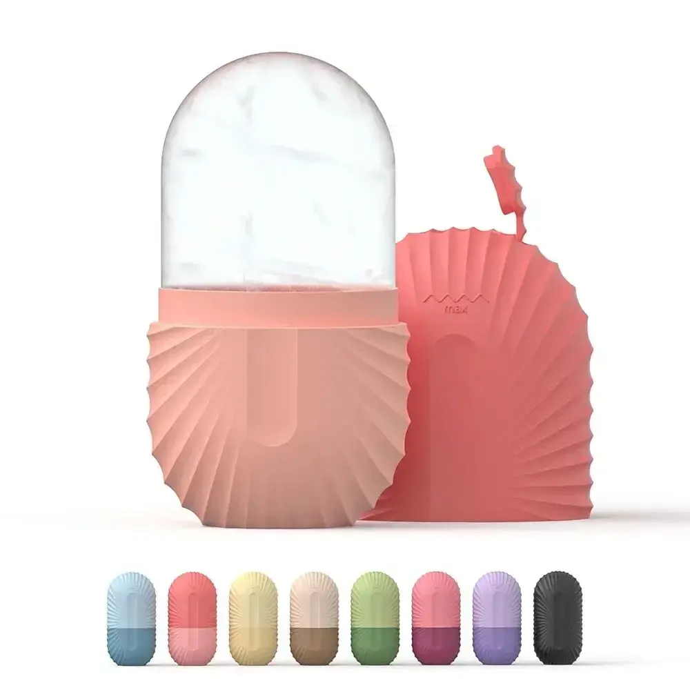 Ice Roller For Face & Eye Face Massage Silicone Ice Mold For Face Beauty Puffiness Relief Facial Massager Skin Care Tools