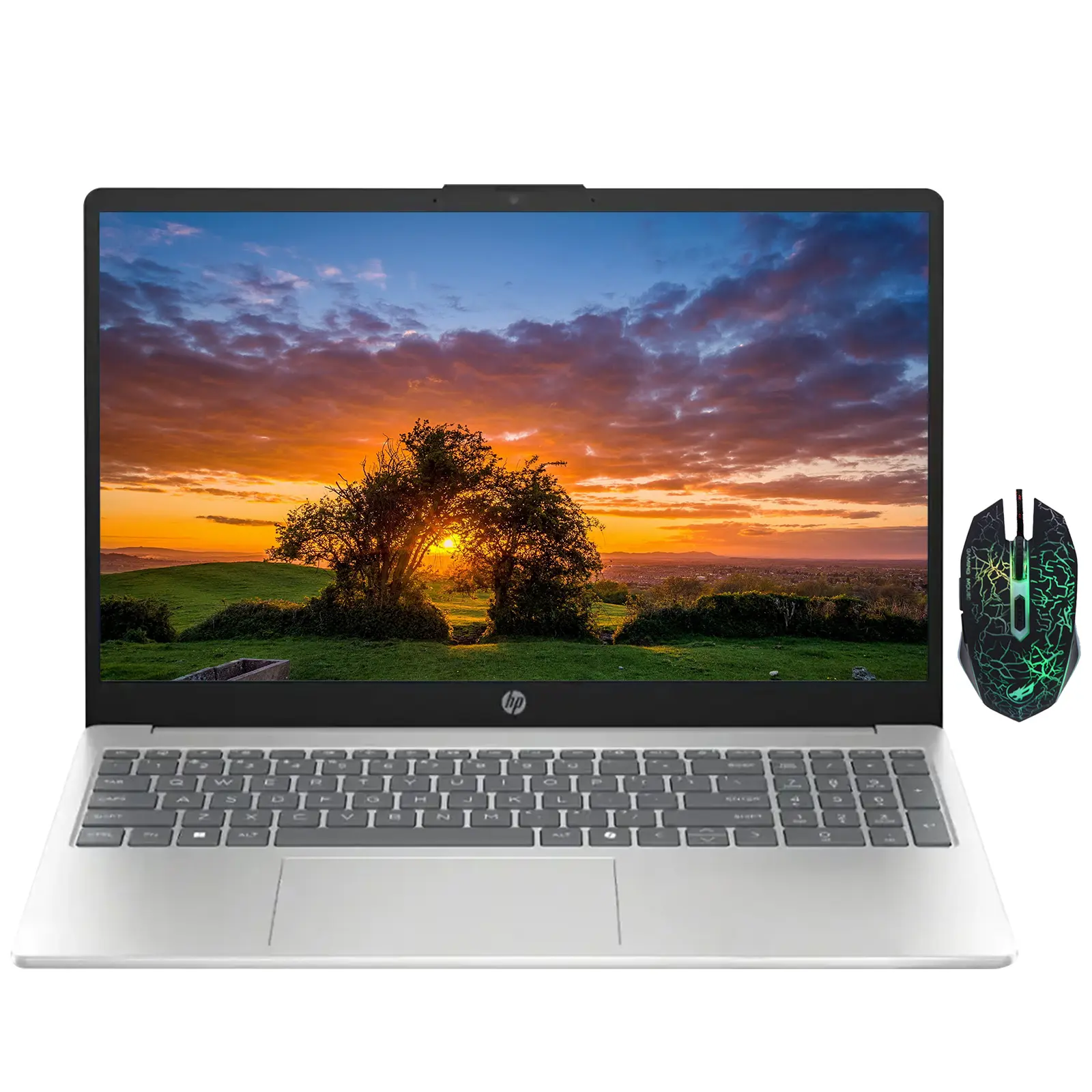 HP 15.6" Touch Screen Laptop, Intel Core i3-1315U, Up to 64GB RAM, Up to 4TB SSD, Win 11 Pro, Natural Silver