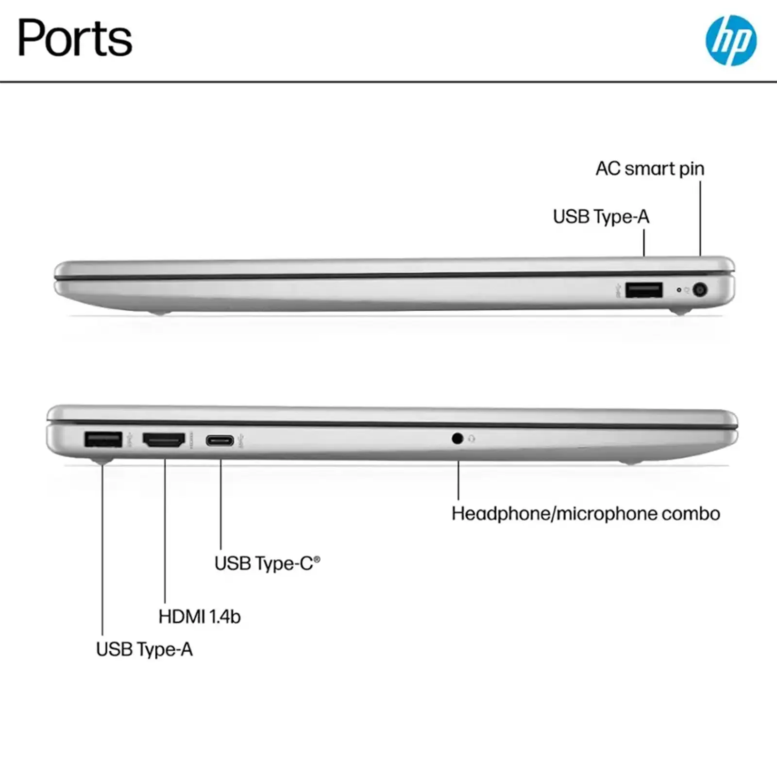 HP 15.6" Touch Screen Laptop, Intel Core i3-1315U, Up to 64GB RAM, Up to 4TB SSD, Win 11 Pro, Natural Silver
