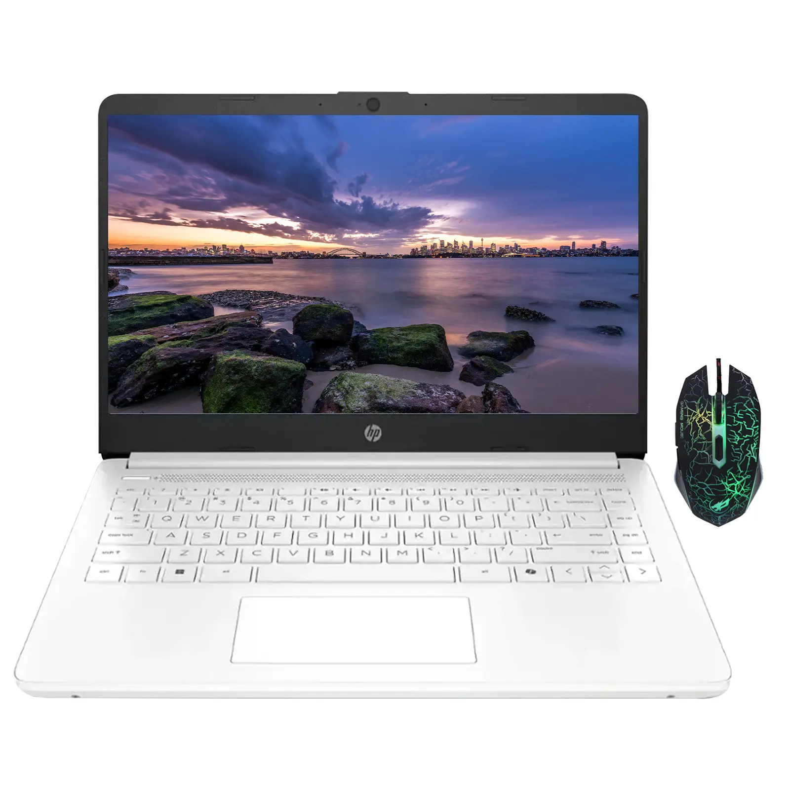 HP 14" Student Laptop, Intel Celeron N4500, Up to 16G RAM, Up to 320GB Storage, 1 Year Office 365, Windows 11 Pro