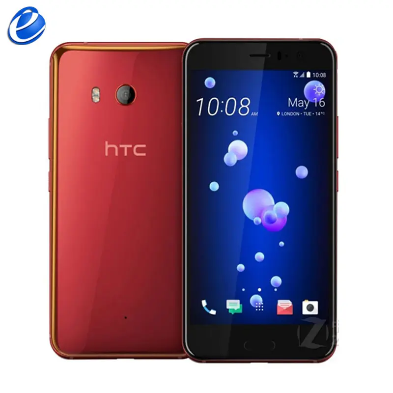 Original HTC U11 5.5" inch 4GB RAM 64GB 1 sim/128GB dual sim ROM Octa Core 4G LTE Android phone factory unlocked 12MP cellphone