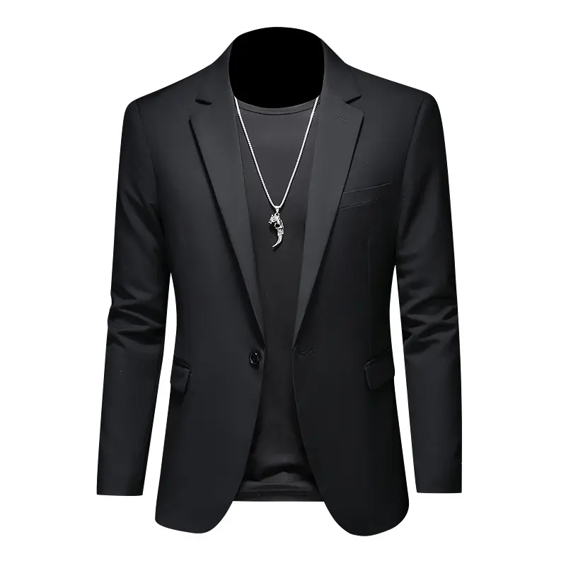 Mens Suit 2025 New Plus Size Slim Fit Single Breasted Blazer Professional Wedding Business Party Office Formal Jacket Coats
