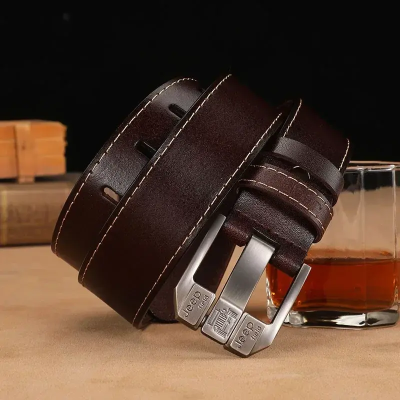Men High Quality Genuine Leather Belt Luxury Brand Designer Belts Men Fashion Waist Straps for Jeans Trousers