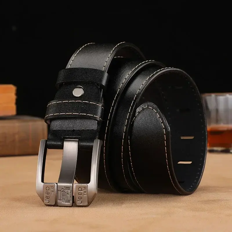 Men High Quality Genuine Leather Belt Luxury Brand Designer Belts Men Fashion Waist Straps for Jeans Trousers