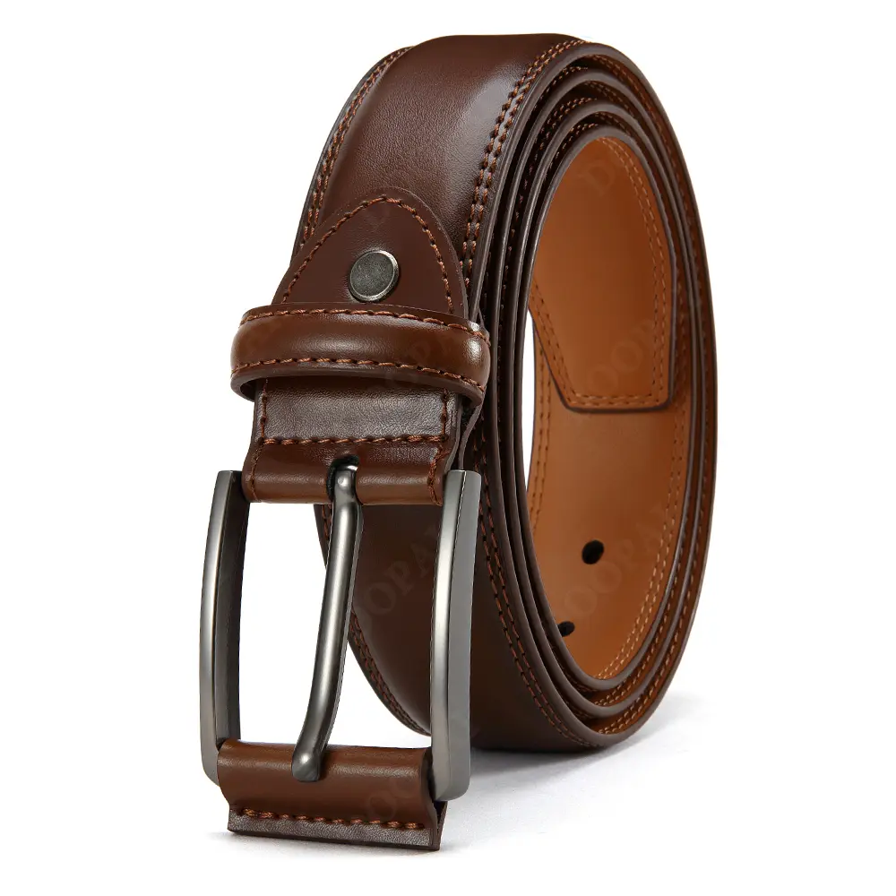 Men Belts High Quality Genuine Leather LONG Large Pin Buckle Metal Automatic Buckle Male Belts Strap Male