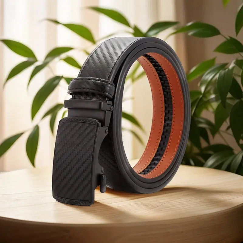 2025 Alloy Automatic Buckle Fashion Belt Genuine Leather Luxury Belts Minimalist Youth Waistband High Quality Women Men Gifts