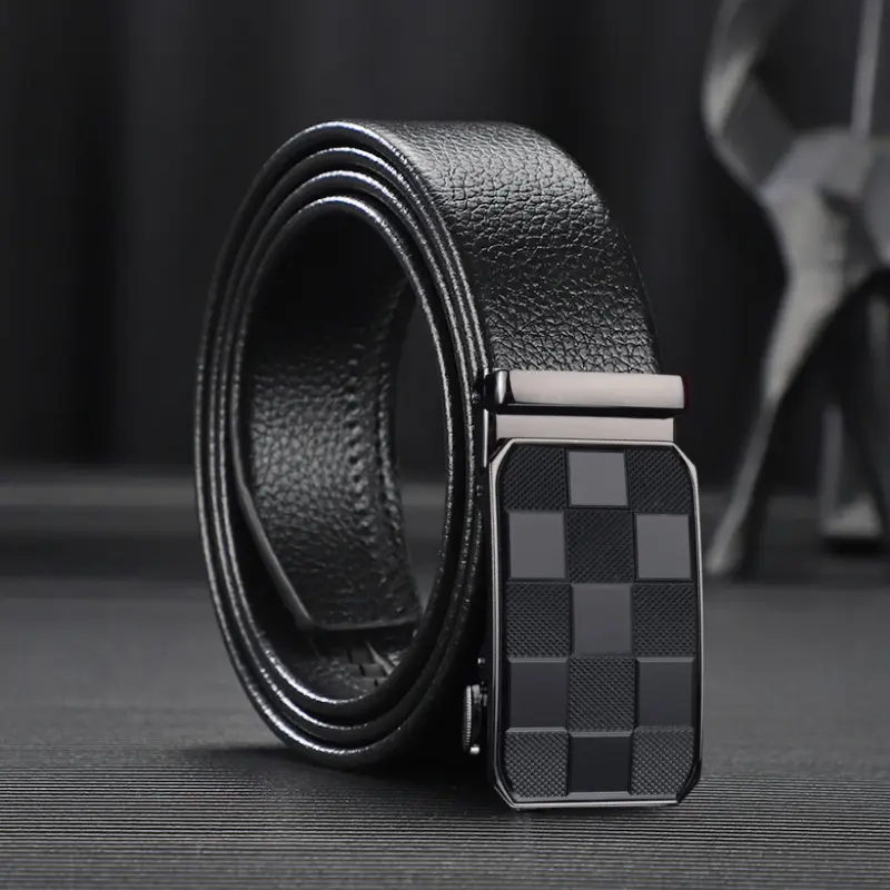 Men's genuine leather belt designer style high-quality belt for men genuine leather that is durable casual and business belt