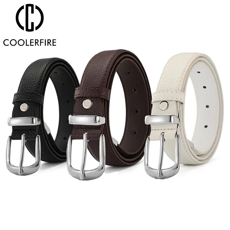 New Women Leather Belts High Quality Fashion Best Matching Dress Jeans Belts for Lady Women's Dress Luxury Designer Brand LB2146