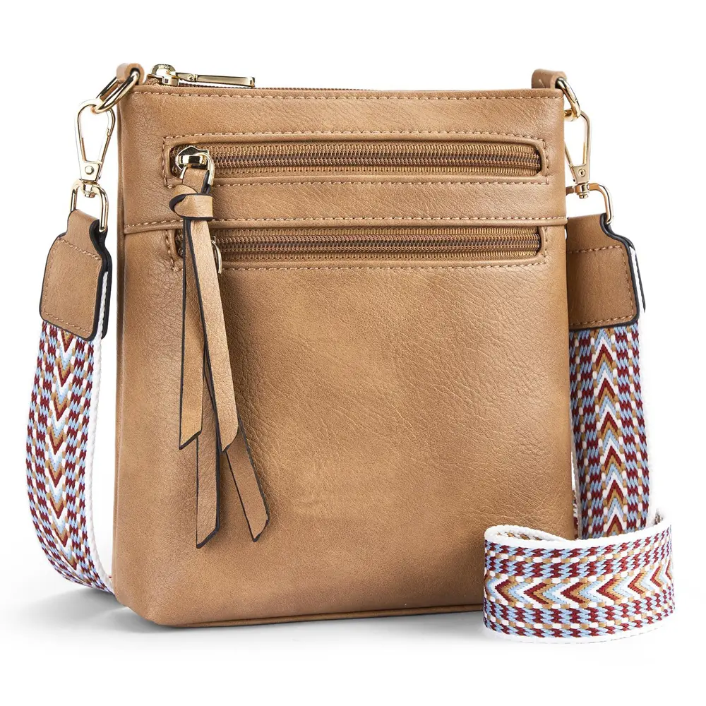 New casual double zipper women's single shoulder crossbody bag retro simple phone bag crossbody bag multifunctional women's bag