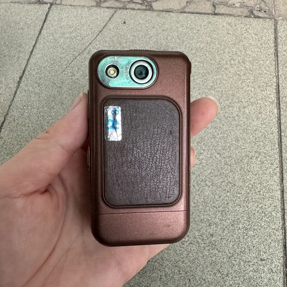 Full Original 7390 Flip Mobile Phone Second-hand Used Phone 2G 3G GSM Unlocked Old Cellphone Collection Made in 2006