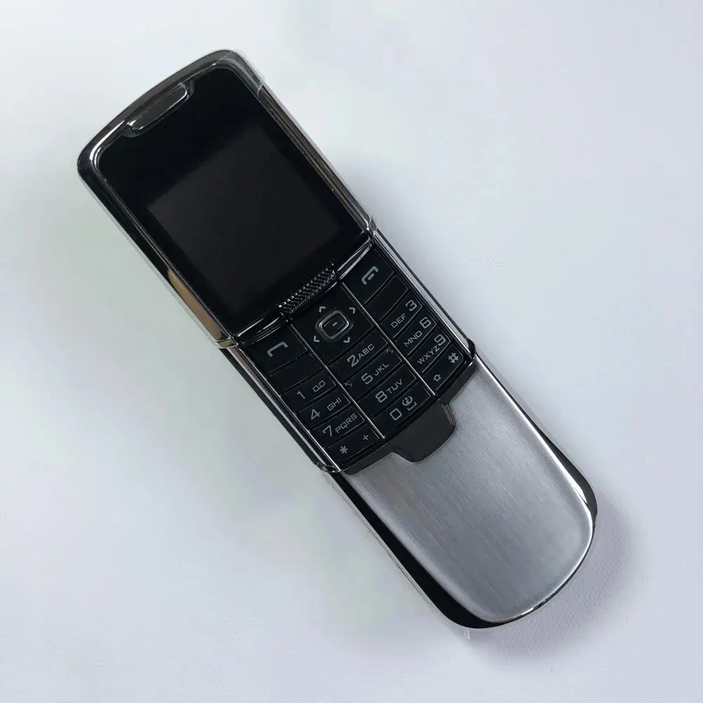 Original 8800 Classic Mobile Cell Phone 2G GSM Tri-band Unlocked Russian Arabic Hebrew Keyboard Made on 2005, 3 Colors Option