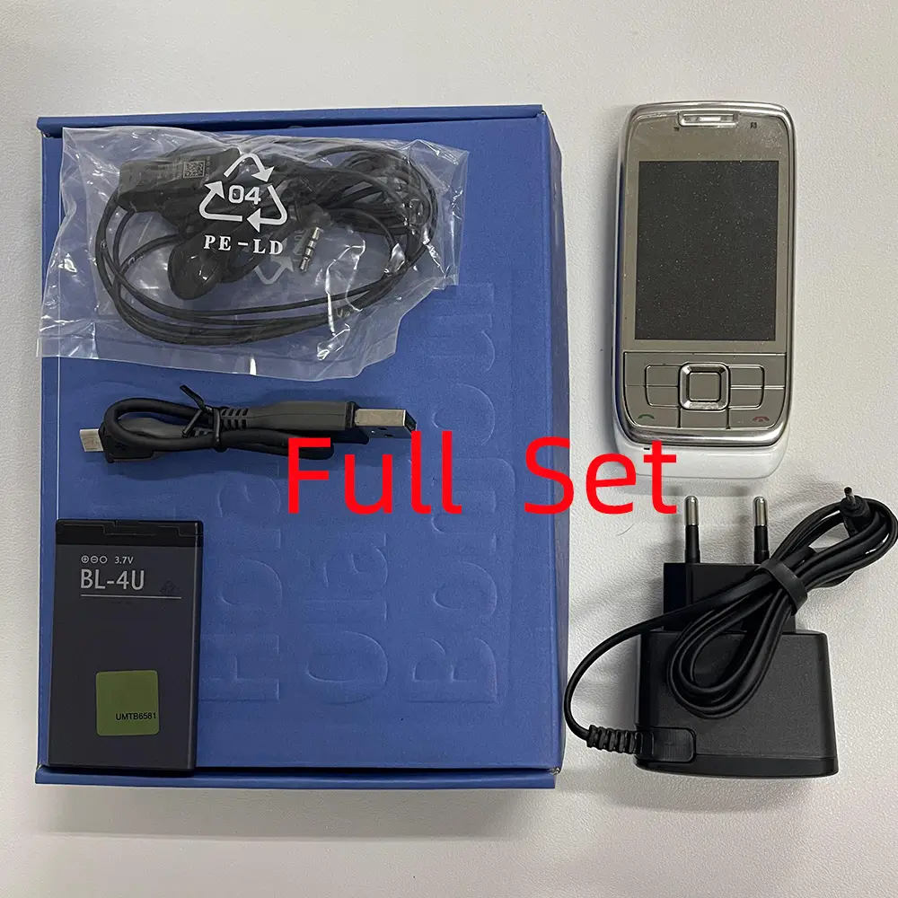 Original E66 Mobile Cell Phone 2G 3G Unlocked Symbian OS Smartphone Hebrew Arabic Russian Keyboard. Made in Finland on 2008 Year