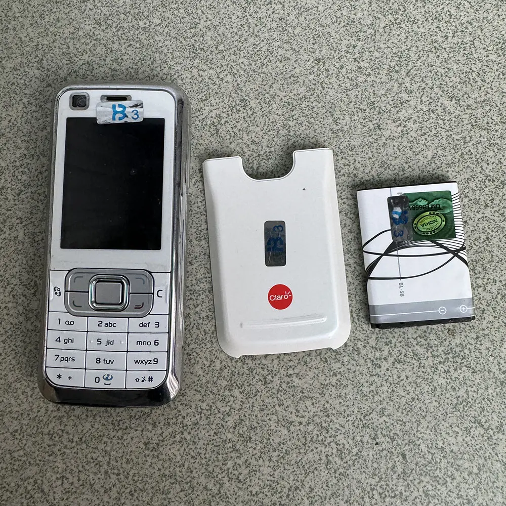 Original Unlocked 6120 Classic Loudspeaker Bluetooth Mobile Phone Russian Arabic Hebrew Keyboard Made in Finland 6120c Cellphone