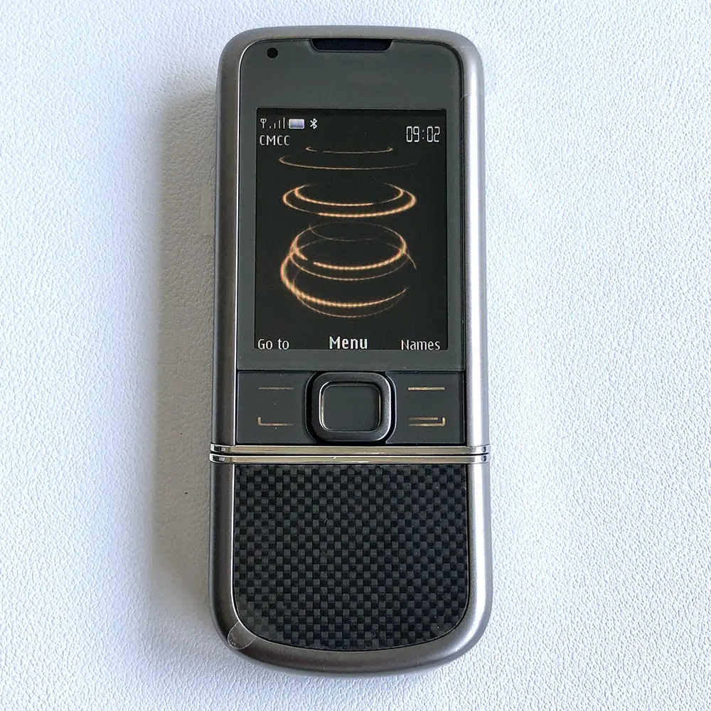 Original 8800 Carbon Arte Mobile Cell Phone Unlocked GSM 2G 3G Camera Bluetooth English Keyboard Only