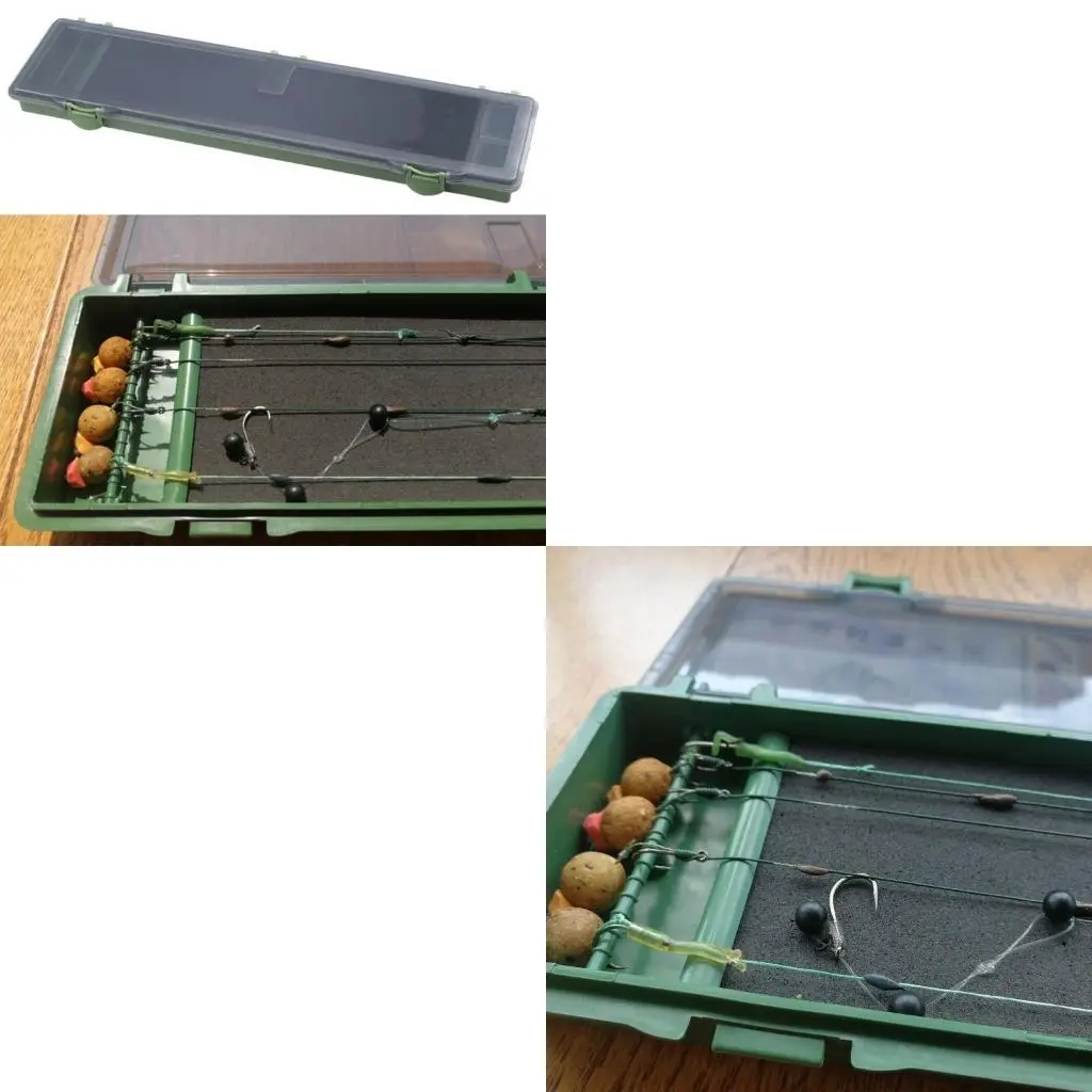 Stiff Hair Rig Storage Box for Fishing Line Hooks Carp Fishing Rig Tackle Box