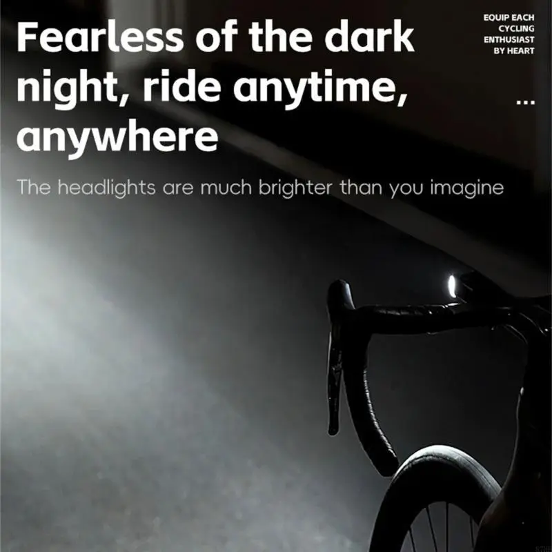 Cycling Front Lamp Bicycles Headlight Watertight LED Bicycles Head Light Handlebars Flashlight Front Light Rechargeable
