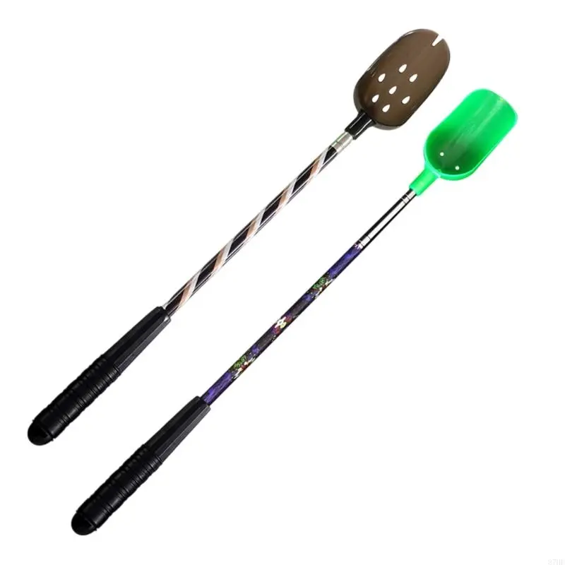Telescopic Baits Lure Feeder Scoops Casting Baits Shovel Baiting Throwing Spoon