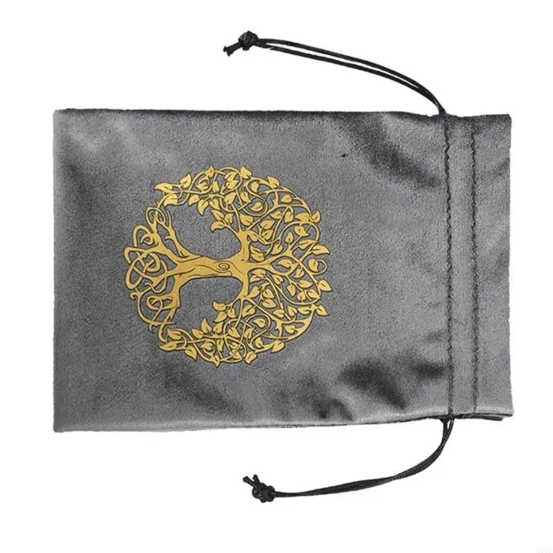 Tarot Oracles Card Storage Bag Jewelry Dices Pouches Drawstrings Bag Divinations Accessory for Tarot Enthusiast
