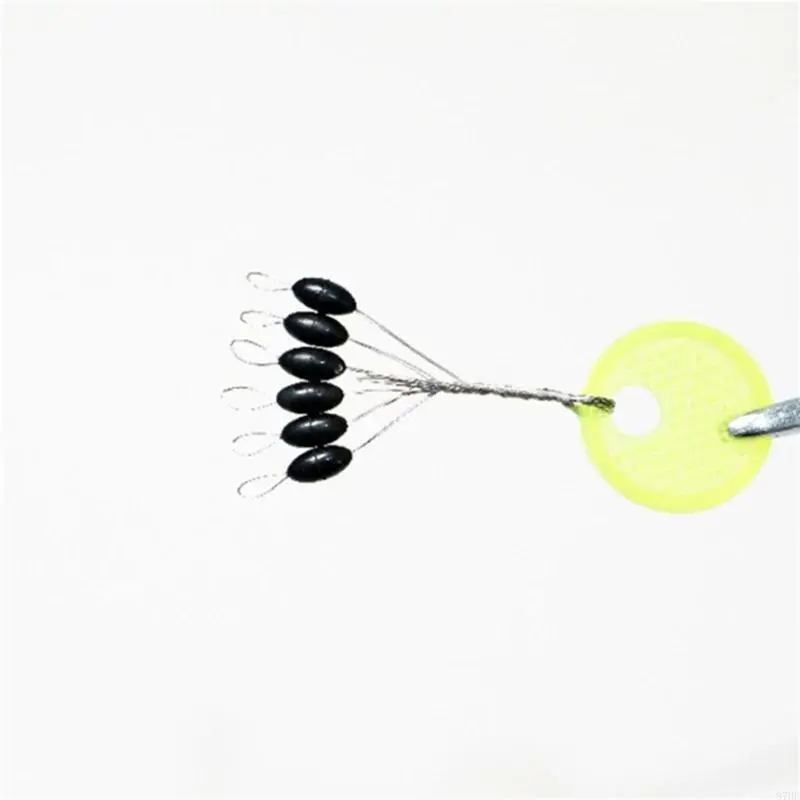 10Grop Space Beans Oval/Cylinder Fishing Float Bobber Stopper Fishing Float Bean Space Float Sinkers Stops Accessories