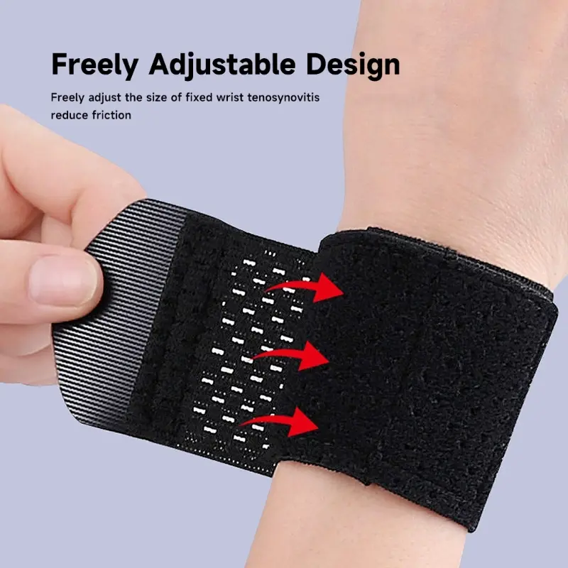 Adjustable Soft Wristbands Wrist Support Bracers For Gym Sports Wristband Carpal Protector Breathable Wrap Band Strap Safety