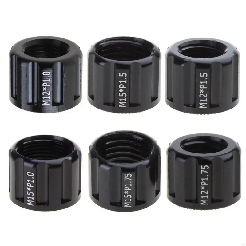 Bicycles Thru Axles Nut M15 P1.0 P1.5 P1.75 Hubs Shaft Bike Accessories