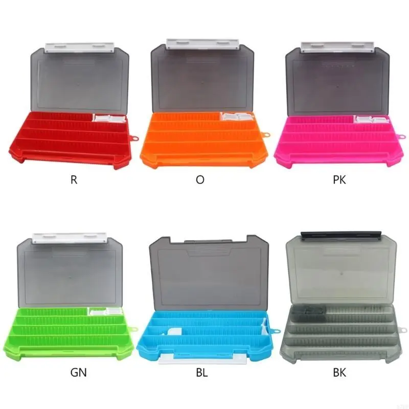 Fishing Lures Hooks Accessories Plastic Box Holder for Case Transparen