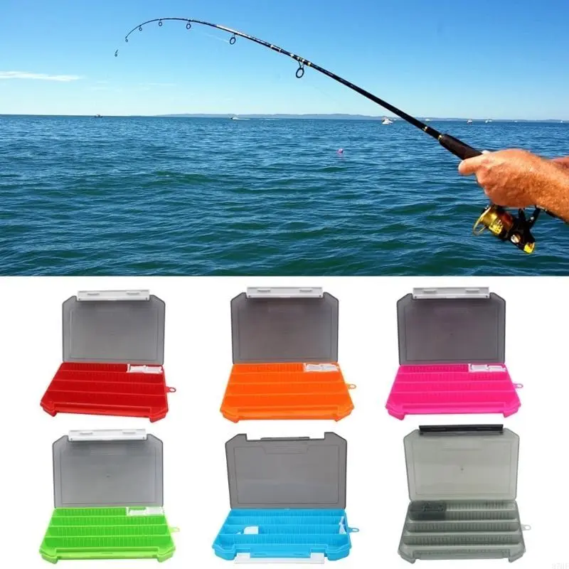 Fishing Lures Hooks Accessories Plastic Box Holder for Case Transparen
