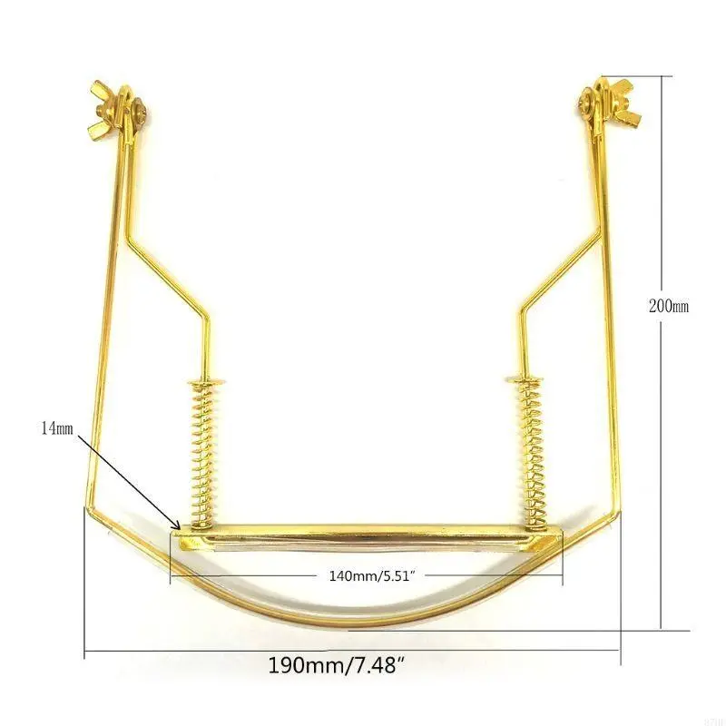 10 Holes Harmonica Neck Harp Metal Rack Mount Harmonica Bracket