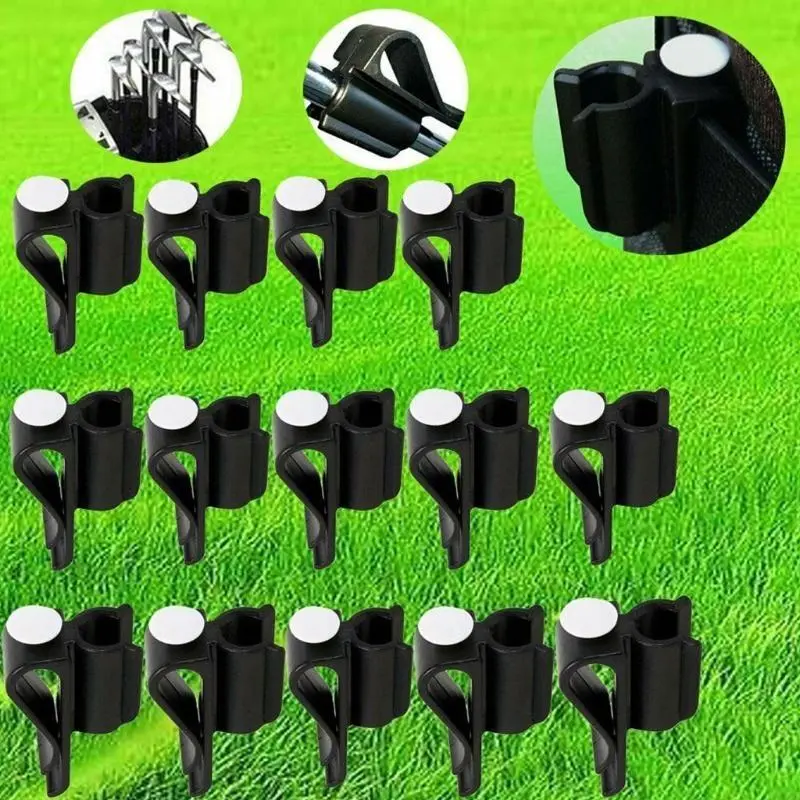 14Pcs Golf Putter Clip Golf Bag Clip on Putter Clamp Holder Golf Putter Clip Ball Marker for Golf Accessories