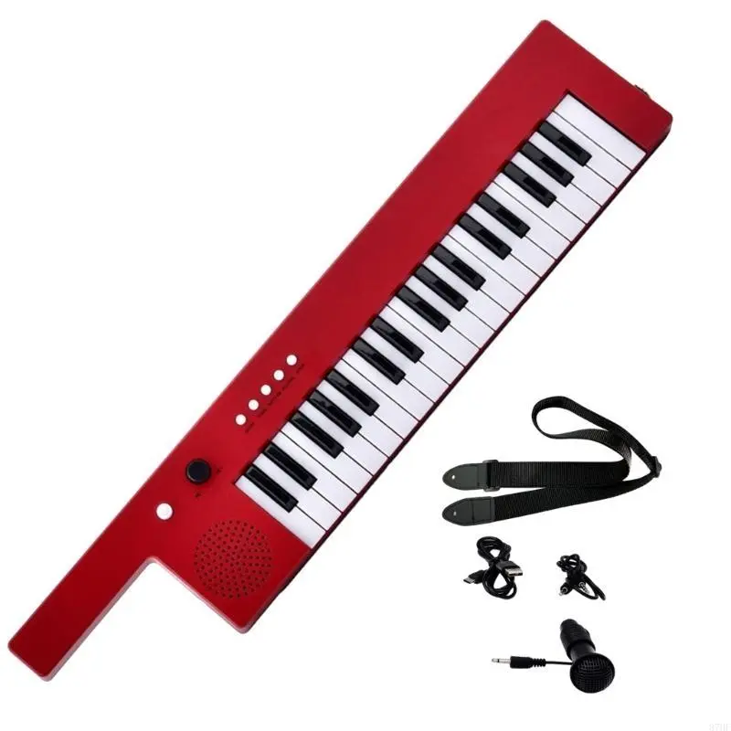 37 Keys Piano Kids Musical Piano, Kids Piano Keyboard with Microphone Portable