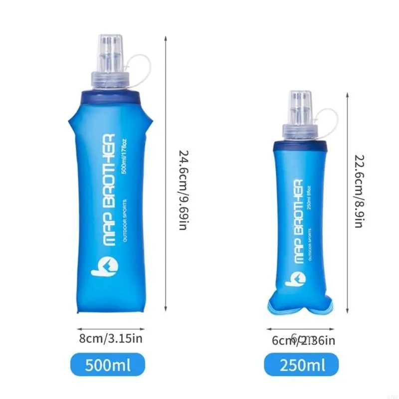 Lightweight Soft Water Bottle Folding Portable Running Hydration Pack Waist Bag