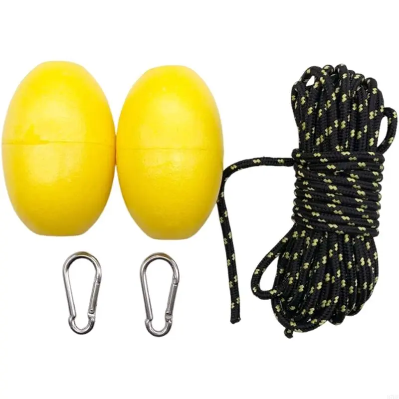 30 ft. Marine Rope Tow Line Anchors Buoy Float Leash for Fishing Drift Sea Anchors