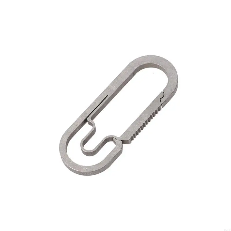 for Titanium Alloy Keychain Hanging Buckle Hooks Outdoor Camping Carabiner