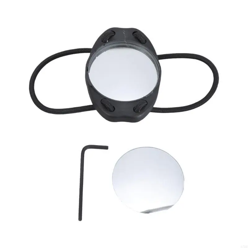 Light weight Mirror With Adjustable Cord Durability Handheld Hanging Mirror for Scubas Diving Gear