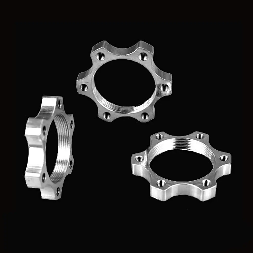 1Pc Disc Brake Centrelock Hub 6 Hole Adaptor Bike Bicycle MTB Freewheel Threaded Conversion Seat 6 Bolt Rotor 44/48mm