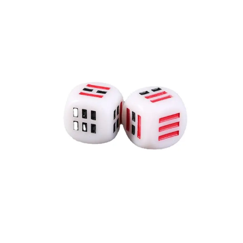 10Pcs/set New Foreign Trade Gossip Zhouyi Ching Dice Shake Hexagram 64 Hexagram Board Game Accessories