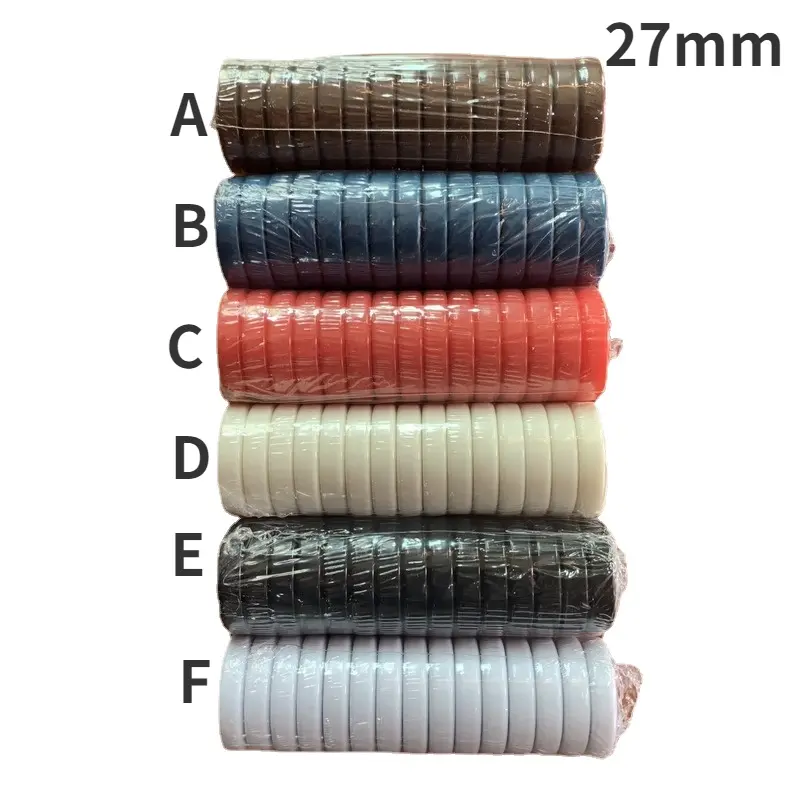 15Pcs/set Foreign Trade Hot-selling Chess Game Backgammon Piece 27mm Blank Glossy Chip Coin/light Wafer