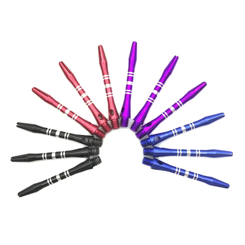3pcs 1 Set Of Color Dart Rod 46mm/1.81in Aluminum Alloy Material 4 Color Dart Rod Accessories Throwing Dart Rod