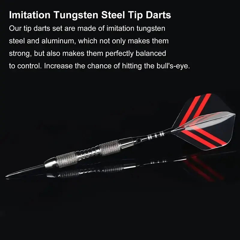 12 sets of 1 professional pin-type darts hard flying competitive throwing game adult training entertainment