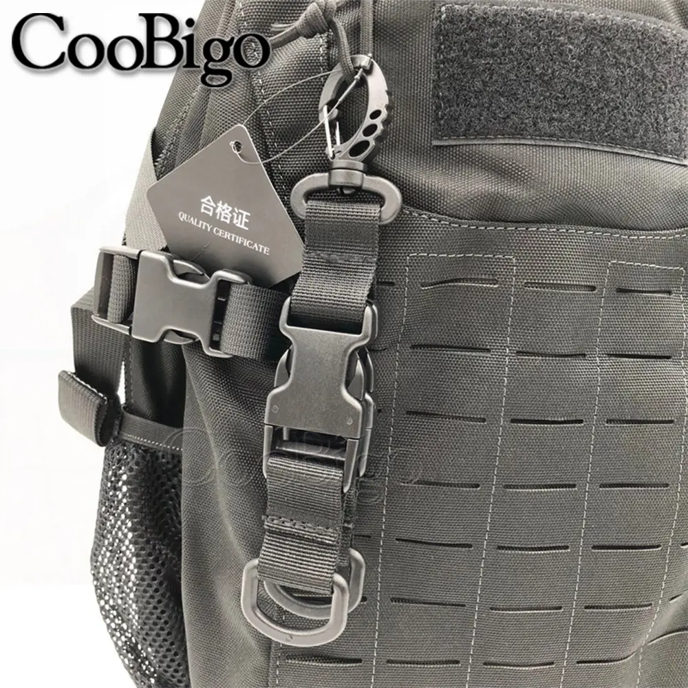 1pcs Quick Side Release Buckle Swivel Snap Hook Adjustable Webbing Strap Clasp Outdoor Backpack DIY Accessories Multi Function