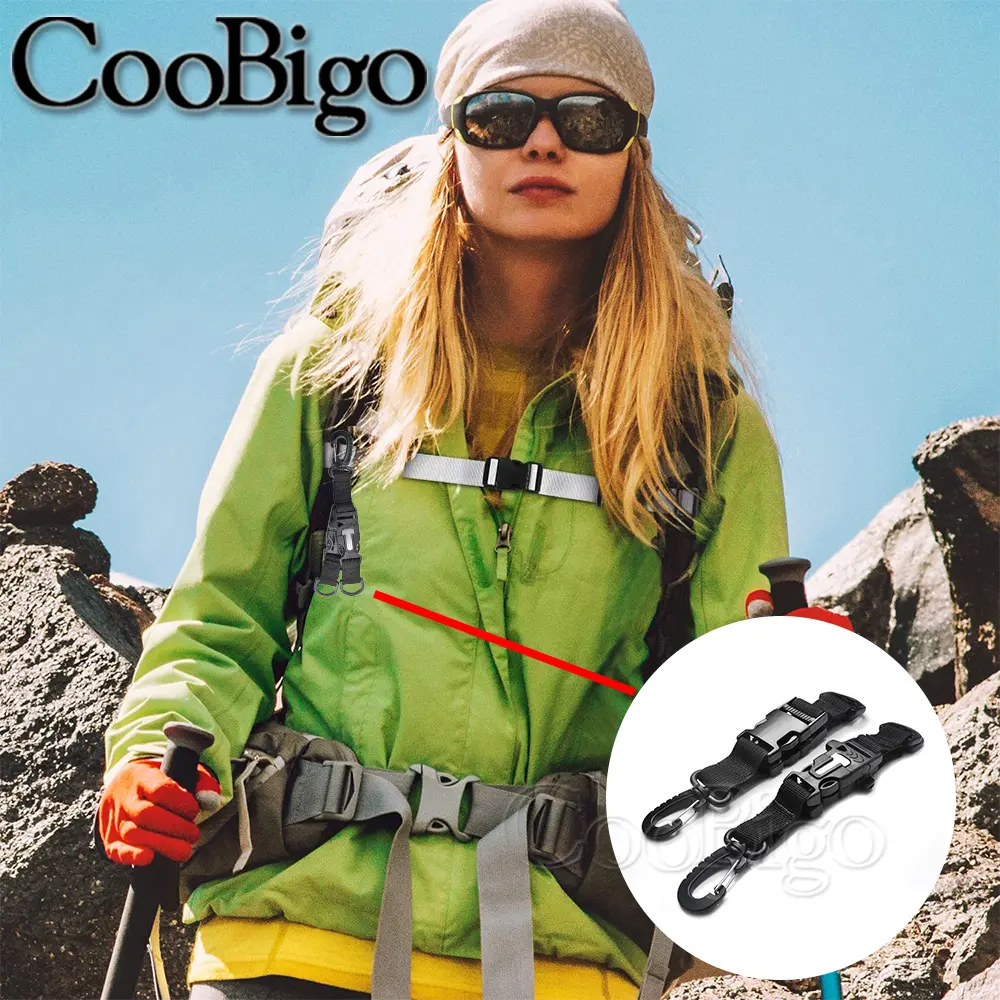 1pcs Quick Side Release Buckle Swivel Snap Hook Adjustable Webbing Strap Clasp Outdoor Backpack DIY Accessories Multi Function