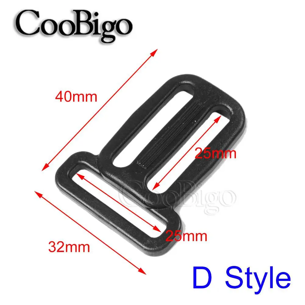 10pcs Plastic Slider Tri-Glide Buckles Adjustable Dog Collar Harness Outdoor Backpack Webbing Straps Bag Belt DIY Accessories