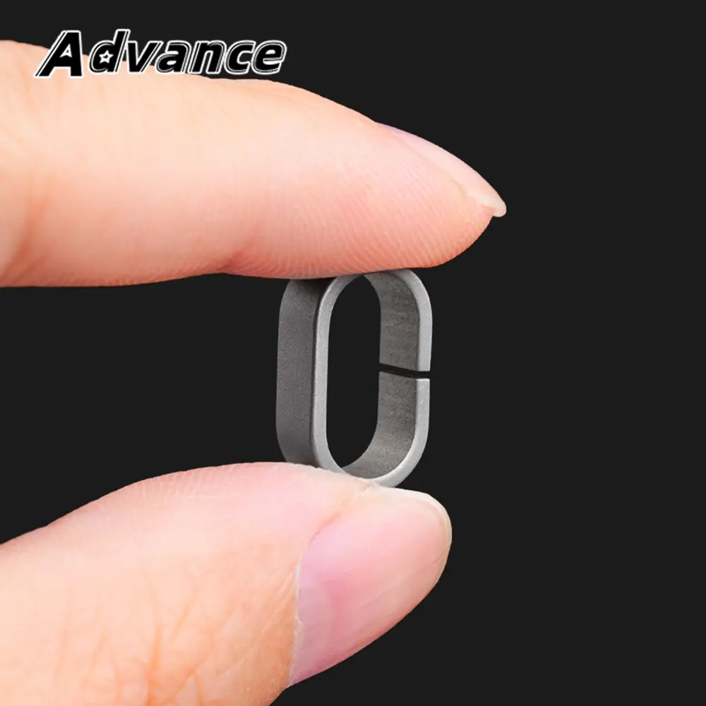 DIY Keychain Accessories Buckle Outdoor EDC Key Ring Titanium Outdoor Tool