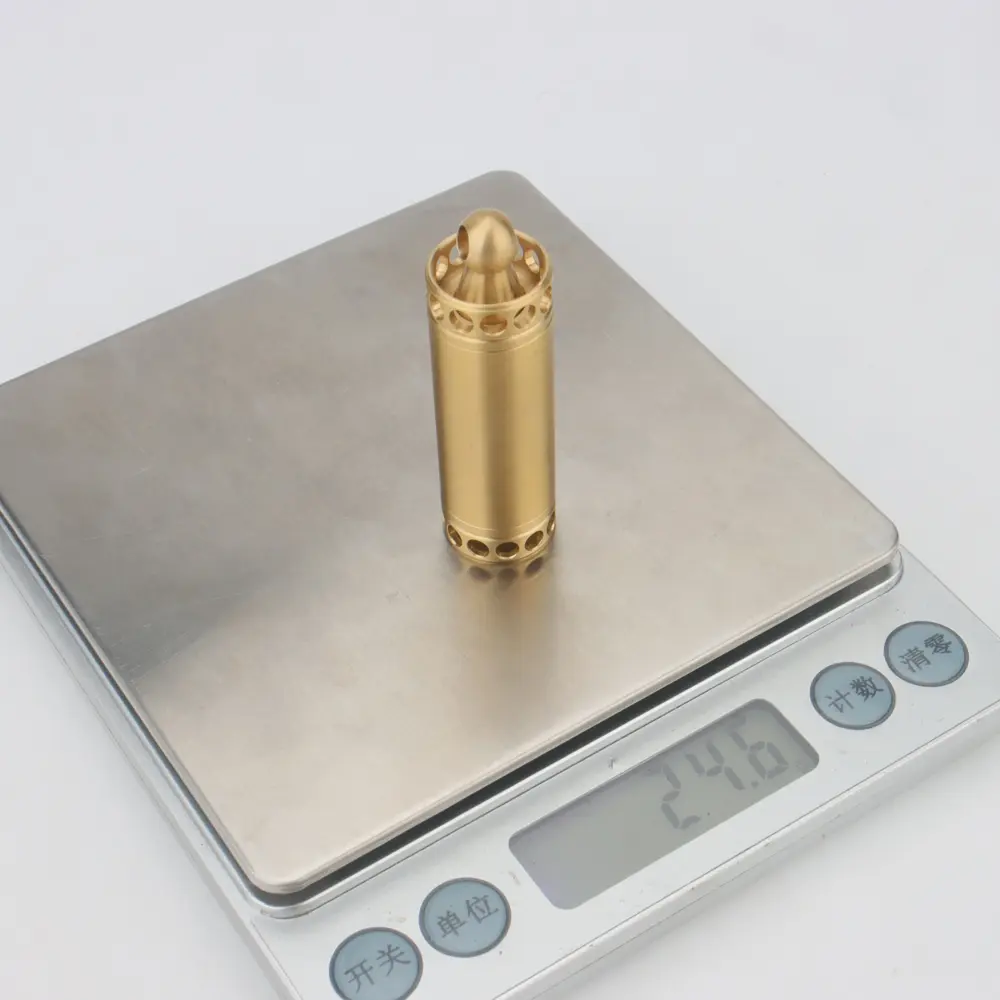 Small Brass Seal Waterproof Bottle EDC Tool For Camping Keychain Accessory