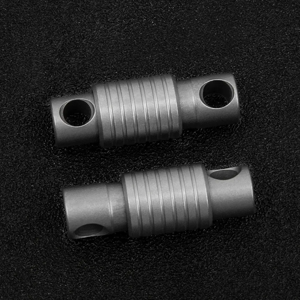 Titanium Alloy Buckle Universal Swivel Keychain Outdoor Tool EDC Spring Locking Buckle